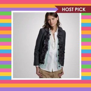 J. Crew Women’s Chimera Silk Ruffle-Front Wool Blazer/Jacket (4)